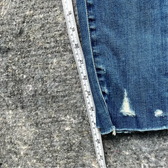 NWOT J.Brand Skinny Jeans, distressed, cropped, high waist CUT 12677 Sz 24 - Picture 7 of 12